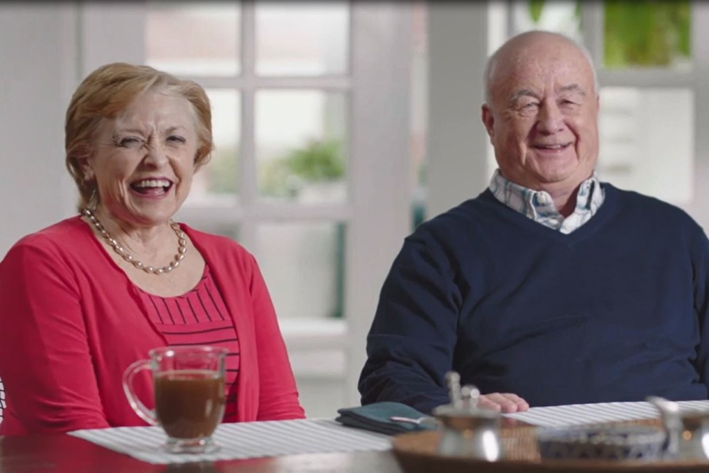 laughing couple